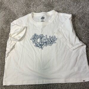 Dickies White Tee with Floral Graphic